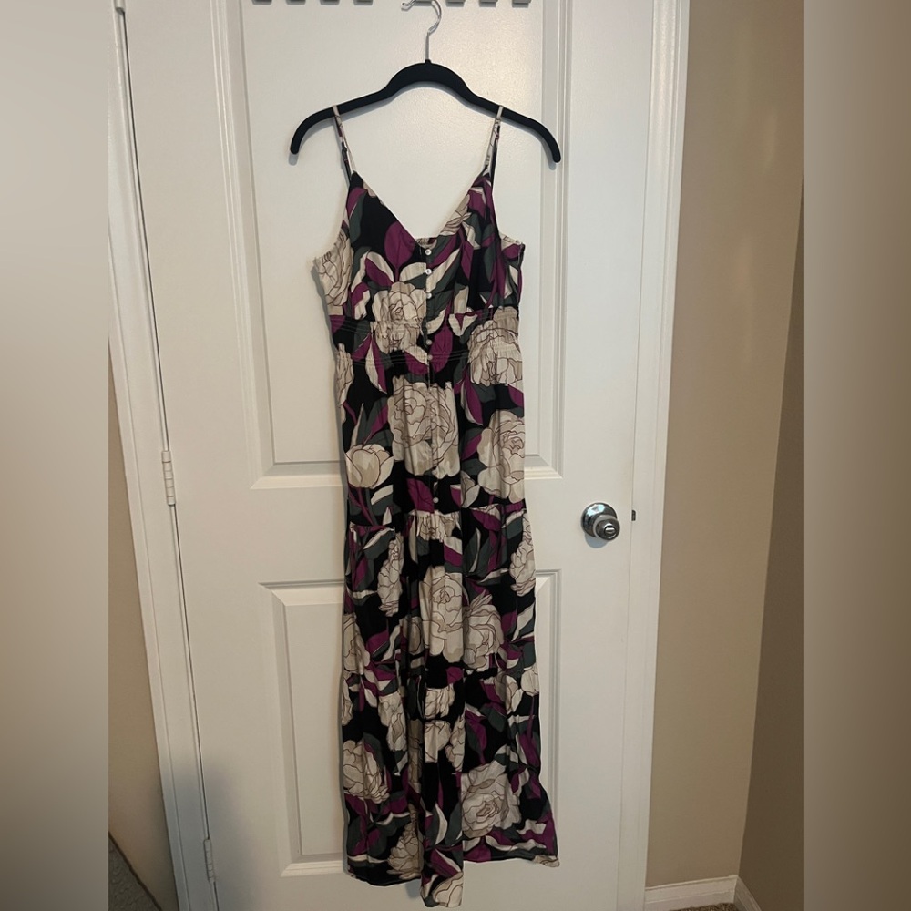 NWT GAP Floral Spaghetti Strap Maxi Dress - Size Petite Medium